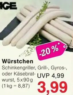 Wiglo Wunderland HAGE Würstchen Angebot