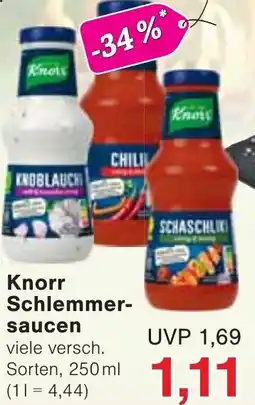 Wiglo Wunderland Knorr Schlemmersaucen Angebot