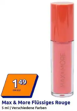Action Max & More Flüssiges Rouge Angebot
