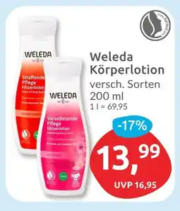 Budni Weleda straffende pflege körperlotion granatapfel Angebot