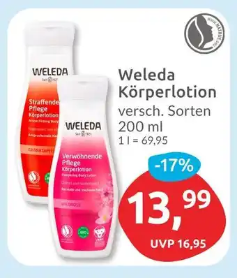 Budni Weleda straffende pflege körperlotion granatapfel Angebot