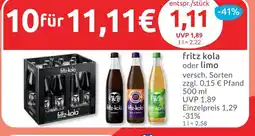 Budni Fritz-kola fritz kola oder limo Angebot