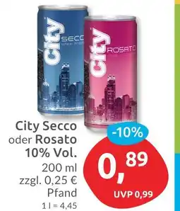 Budni City secco Angebot