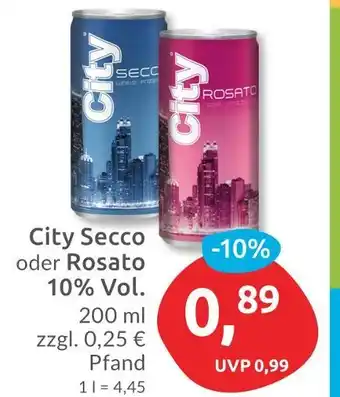Budni City secco Angebot