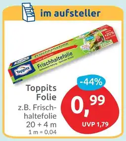 Budni Toppits frischhaltefolie Angebot