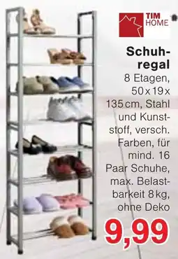 Wiglo Wunderland TIM HOME Schuhregal Angebot
