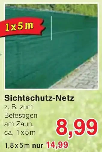 Wiglo Wunderland Sichtschutz-Netz Angebot
