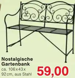 Wiglo Wunderland Nostalgische Gartenbank Angebot