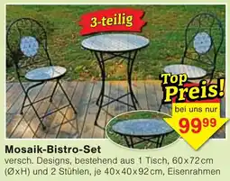 Wiglo Wunderland Mosaik Bistro-Set Angebot