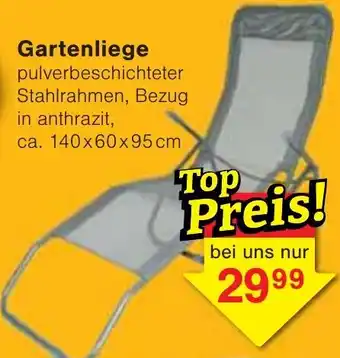 Wiglo Wunderland Gartenliege Angebot