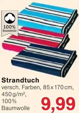 Wiglo Wunderland Strandtuch Angebot