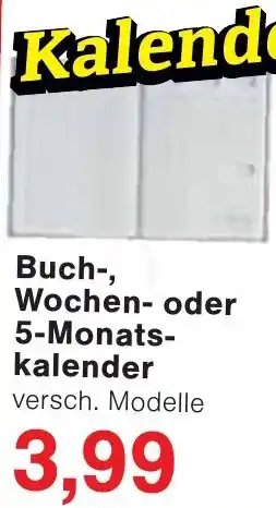 Wiglo Wunderland Buch-, Wochen- oder 5-Monatskalender Angebot