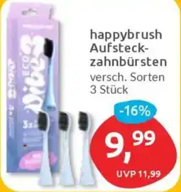 Budni happybrush Aufsteckzahnbürsten Angebot