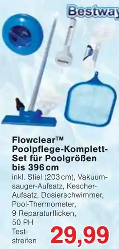 Wiglo Wunderland Bestway Flowclear Poolpflege-Komplett Set für Poolgrößen bis 396 cm Angebot