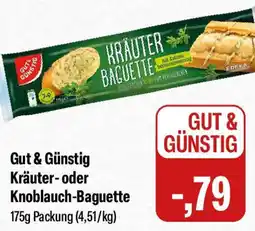 Feneberg Gut & Günstig Kräuter- oder Knoblauch-Baguette Angebot