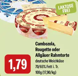 Feneberg Cambozola, Rougette oder Allgäuer Rahmtorte Angebot