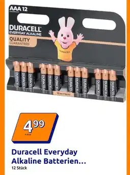 Action Duracell duracell everyday alkaline batterien Angebot