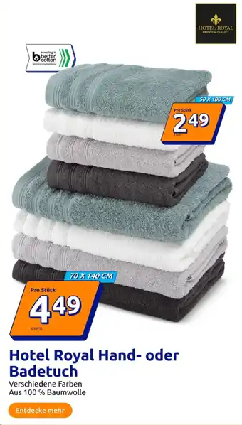 Action Hotel royal handtuch Angebot