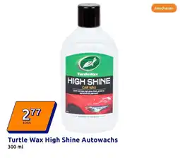 Action Turtle wax high shine autowachs Angebot