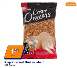 Action King's harvest röstzwiebeln Angebot
