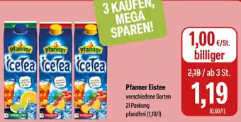 Feneberg Pfanner Eistee Angebot