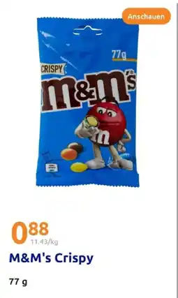 Action M&m's crispy Angebot