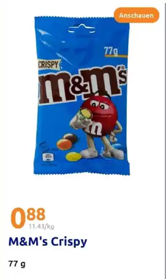 Action M&m's crispy Angebot