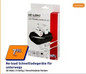 Action Re-load schnellladegeräte für unterwegs Angebot