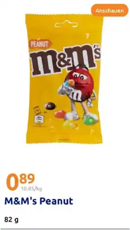 Action M&m's peanut Angebot