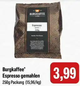Feneberg Burgkaffee Espresso gemahlen Angebot
