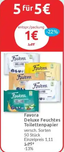 Budni Favora Deluxe Feuchtes Toilettenpapier Angebot