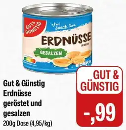 Feneberg Gut & Günstig Erdnüsse geröstet und gesalzen Angebot