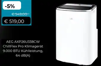 Cyberport AEG AXP26U338CW ChillFlex Pro Klimagerät Angebot