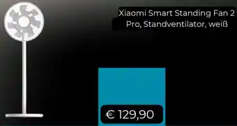 Cyberport Xiaomi Smart Standing Fan 2 Pro, Standventilator, weiß Angebot