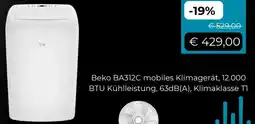 Cyberport Beko BA312C mobiles Klimagerät Angebot