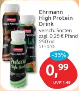 Budni Ehrmann High Protein Drink Angebot