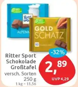 Budni Ritter Sport Schokolade Angebot