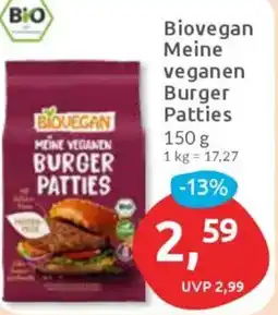 Budni Biovegan Meine veganen Burger Patties Angebot