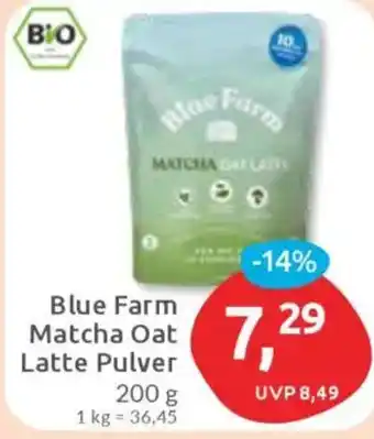 Budni Blue Farm Matcha Oat Latte Pulver Angebot