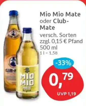 Budni Mio Mio Mate oder Club- Mate Angebot