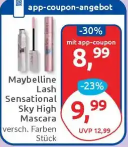 Budni Maybelline Lash Sensational Sky High Mascara Angebot
