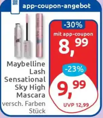 Budni Maybelline Lash Sensational Sky High Mascara Angebot