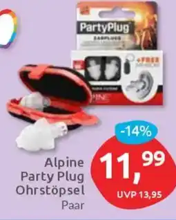 Budni Alpine Party Plug Ohrstöpsel Angebot