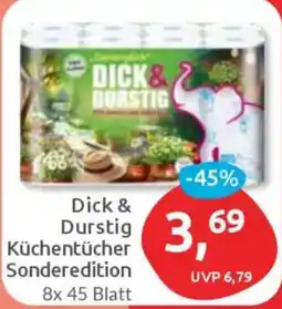 Budni Dick & Durstig Küchentücher Sonderedition Angebot