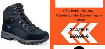 Sportscheck GTX Banks Na rrow - Wanderschuhe Damen - navy- asphalt Angebot