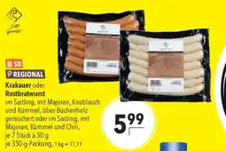 CITTI Markt Krakauer oder Rostbratwurst Angebot