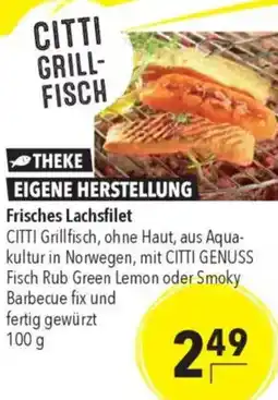 CITTI Markt Frisches Lachsfilet Angebot
