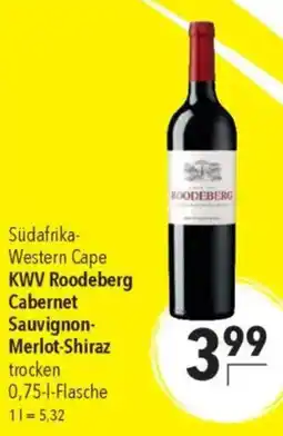 CITTI Markt KWV Roodeberg Cabernet Sauvignon- Merlot-Shiraz trocken Angebot