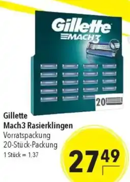 CITTI Markt Gillette Mach3 Rasierklingen Angebot