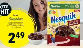 CITTI Markt Nestlé Cerealien Angebot